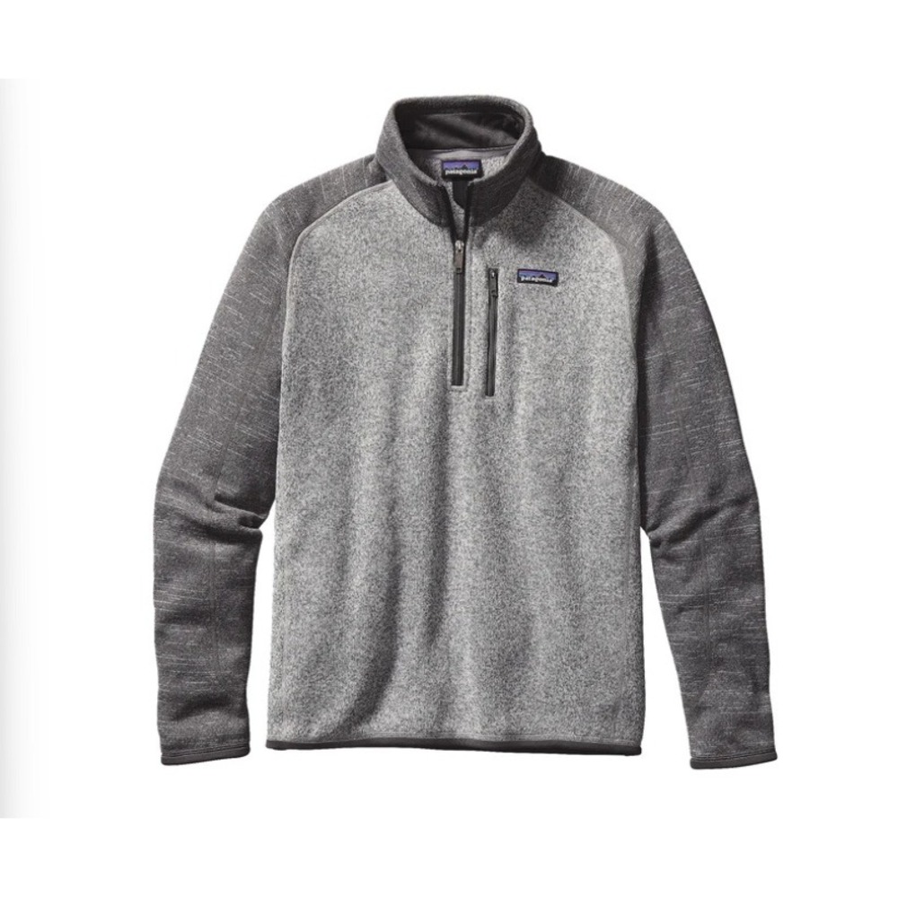 Patagonia‎ Better Sweater 1/4 Zip Pullover Nickel/Forge Gray 25522 XS